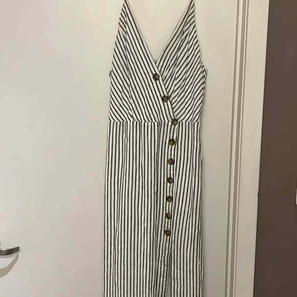 Striped Maxi Dress Urban Outfitters Large - Picture 1 of 5